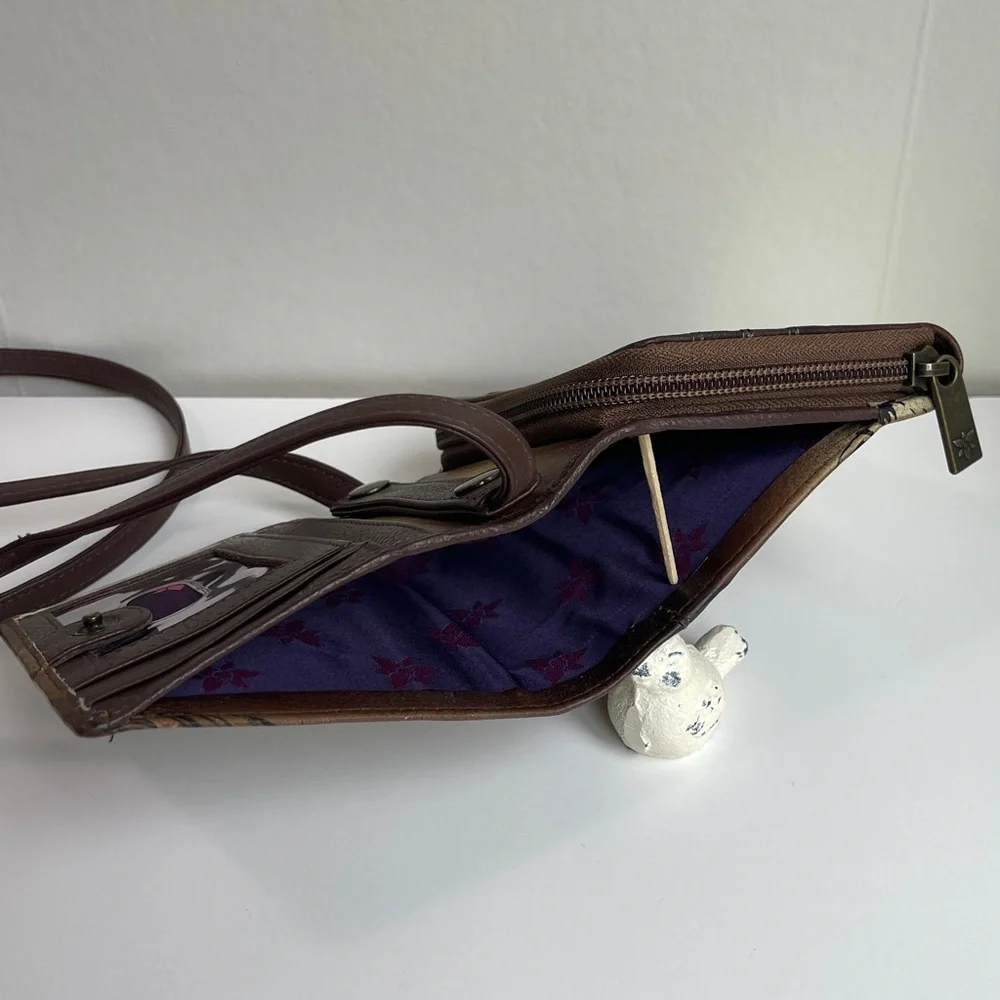Anuschka RFID Genuine Leather Wallet Crossbody